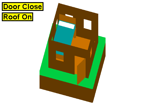 3D Rotating House