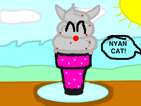 Ice Cream CC open entry R2101 remix nyan cat!