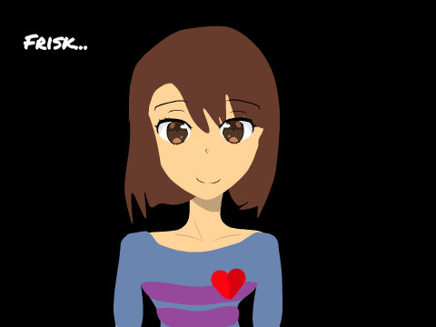 Anime Art Dump Frisk/Chara -UnderTale