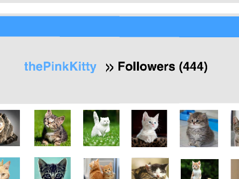 THANKS FOR 444 FOLLOWERS!