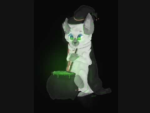 Kinda late Halloween thing ;w;
