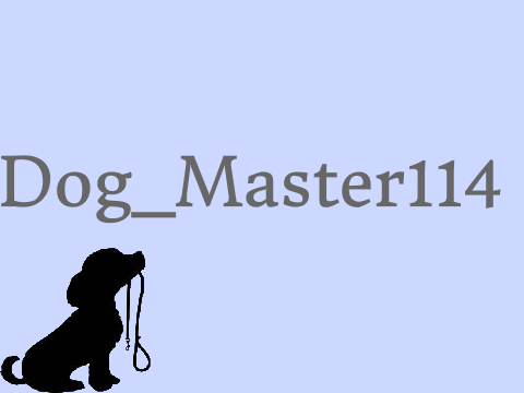 Logo 1 {Dog_Master114}