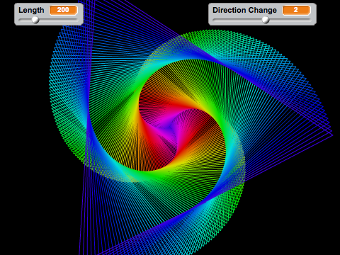 Interactive Spirals 