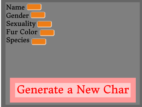 Furry Character Generator