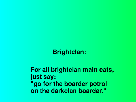 Prophecy of the stars: auditions for Brightclan mains remix