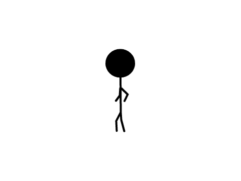 Add Yourself Simply Walking With The Stickman