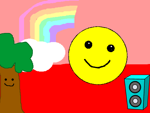 Crazy smiley face
