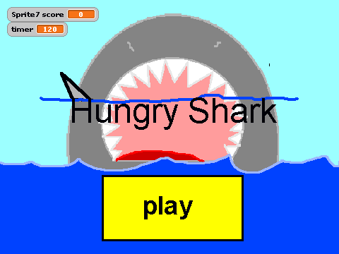 Hungry shark