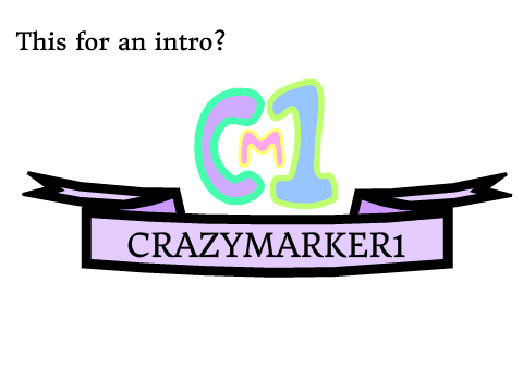 CRAZYMARKER1 LOGO CONTEST *ENTRY*