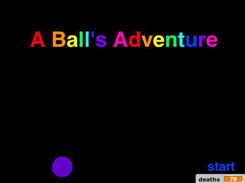 A Ball's Adventure (color changes smoothly)