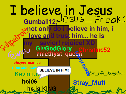 Sign Your Username If you believe in Jesus remix rem