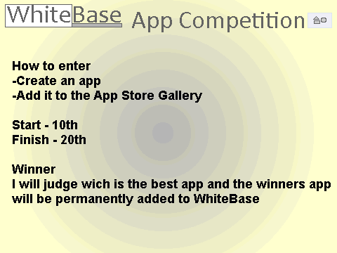 WhiteBase App Competition 10th-20th