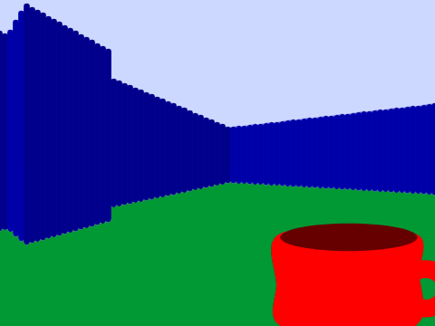 List-Based 3-D Raycaster