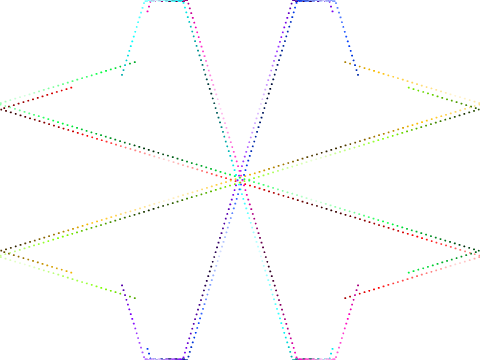 Abstract Kaleidoscope but it's always the eight dots