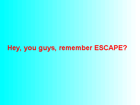 ESCAPE MEGA UPDATE