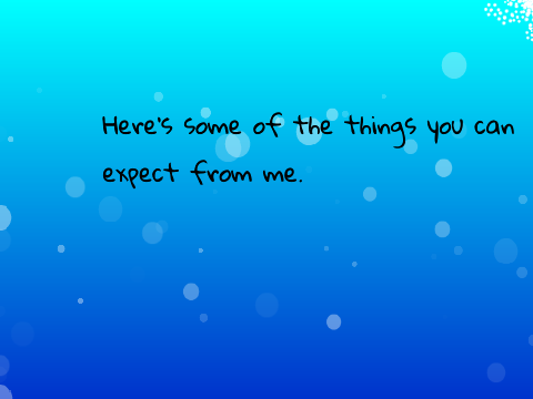 ~Welcome To My Profile- What To Expect~ fixed