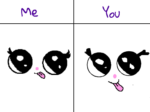 How will you draw a cute face? remix