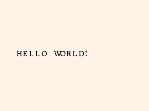 Text display