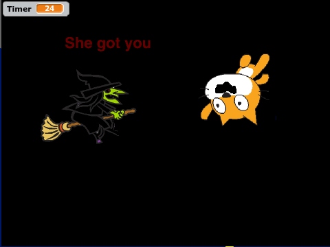 Scratch cat fly! (Timer!)