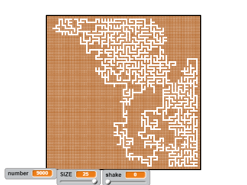 Timelapsed Maze Gen