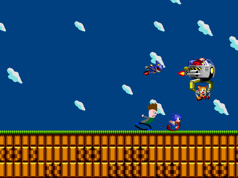 Add yourself chasing Robotnik remix-2