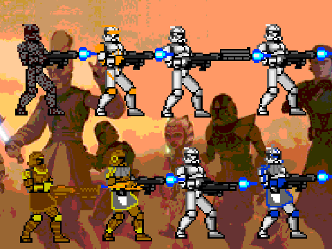Second Battle for Geonosis Sprites