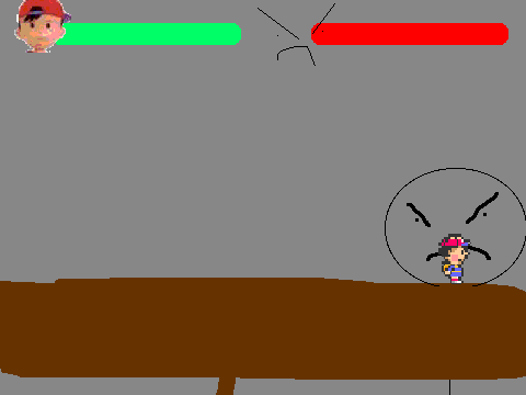 Earthbound 2d adventures part 2 Ness vs stickman