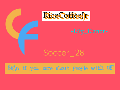 Sign if you care about people with CF