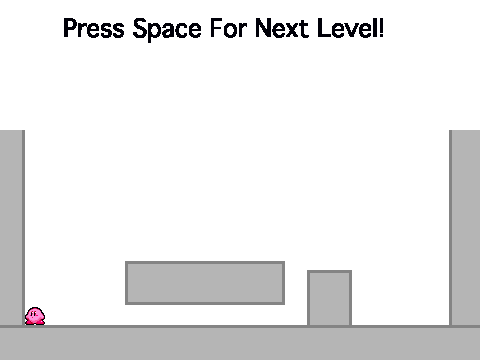 Kirby's Mega Quest Platforming Test