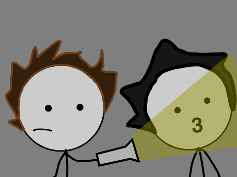 Me And Grim Play A Horror Game