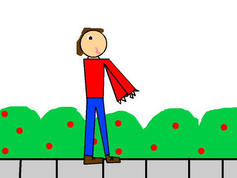 kick blink animation