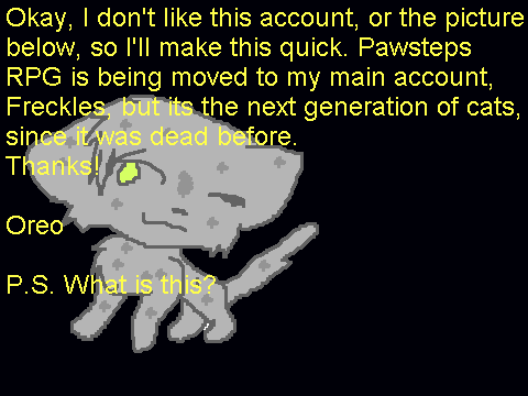 Moving Pawsteps to Main Account, Kay?