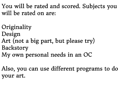 OPEN OC CONTEST 