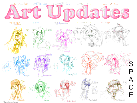 Art Updates! YAYEZ