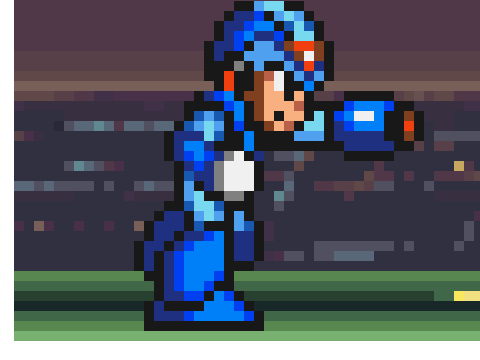 Mega Man Running