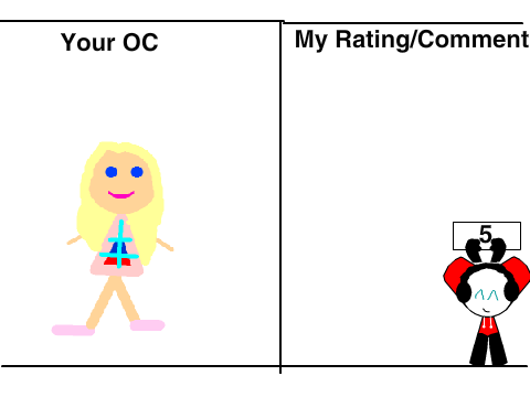 Give Me Your OC And I'll rate it remix