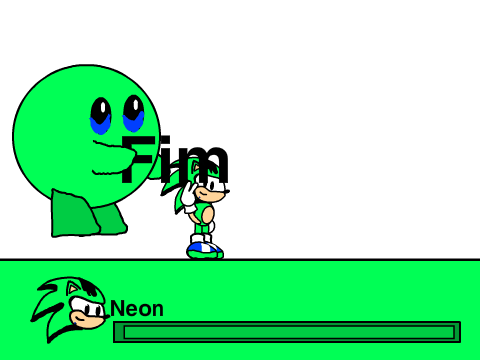 Chefão final do jogo Neon:Nightmare in Forest Land