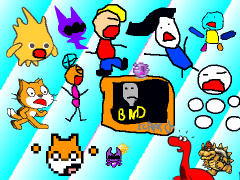 Add yourself getting scared of the BND Logo remix remix remix