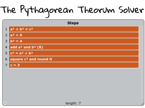 pythagorean theorum