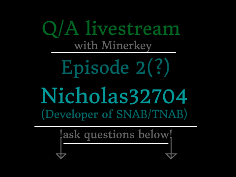 Q/A Livestream with me and Minerkey!