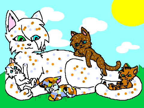 Dappleleaf and her kits