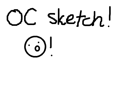 Finally an oc sketch :D