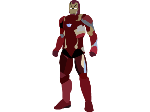 Iron man vector