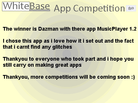 WhiteBase app competition 10th june