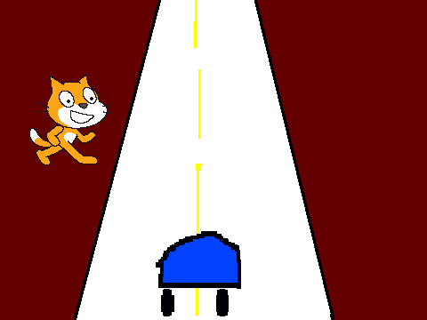 scrach cat gets hit by a car