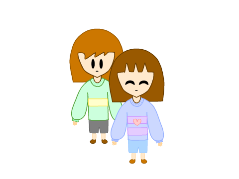 Frisk and Chara