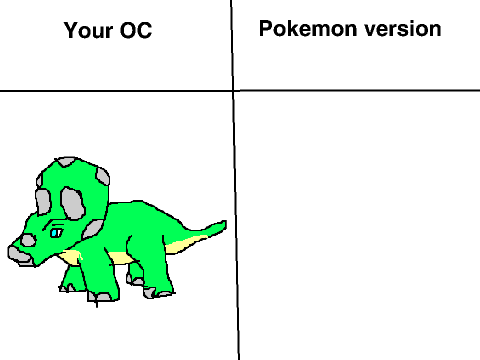 Give me your OC and I will show you it's pokemon ver remix