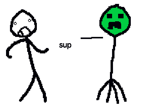 Minecraft drawing