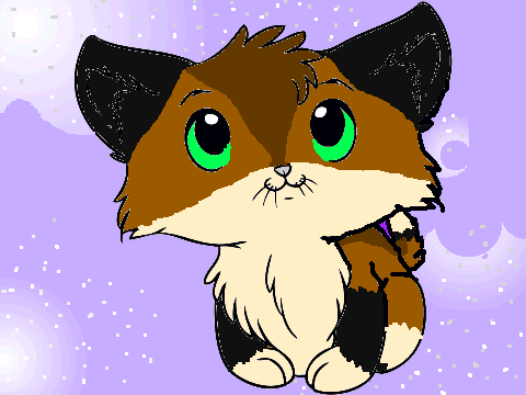 My entry for cute kitty coloring contest