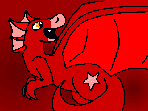 Dragon colouring contest (my entry)